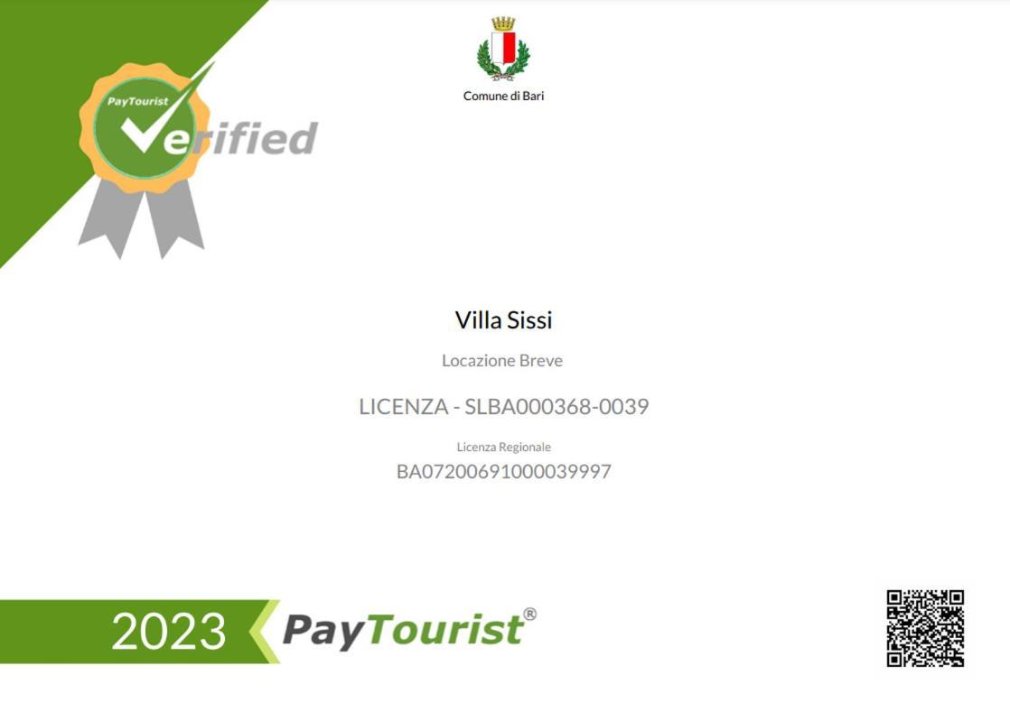 Villa Sissi Bari Bagian luar foto
